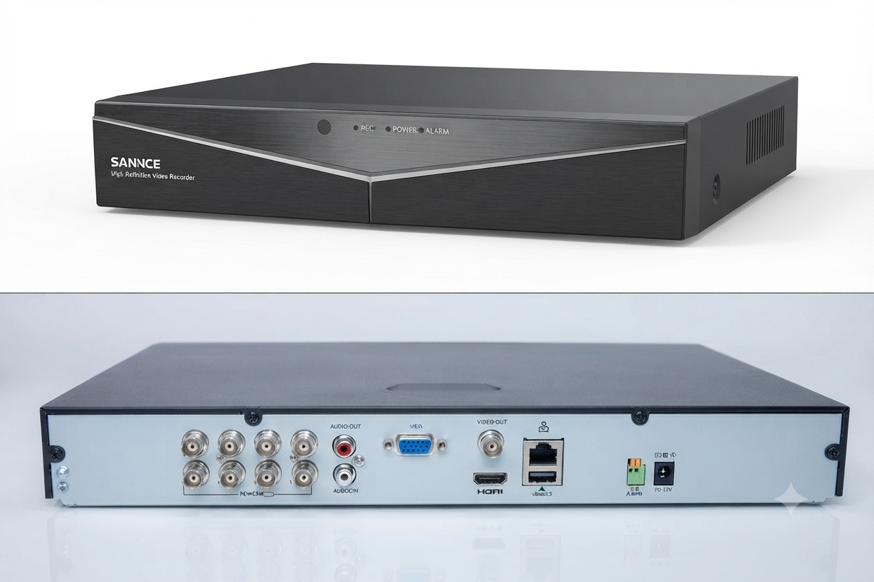 Installation d'enregistreurs NVR et DVR